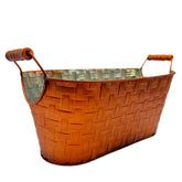 Copper Finish Oval Baskets